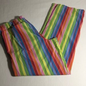 PINK by Victoria's Secret Multi Colored Stripe PJ Pants, Size M